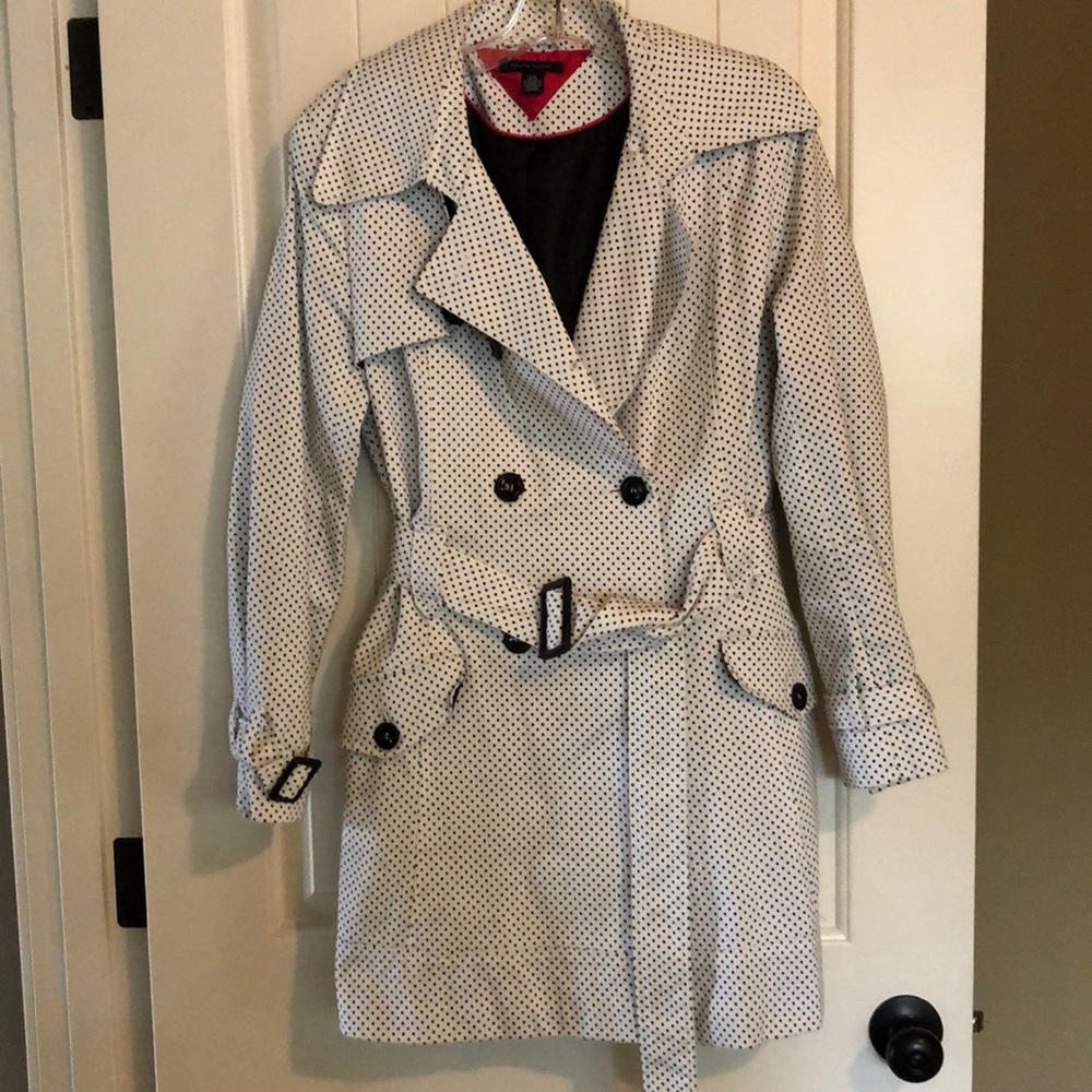Tommy Hilfiger trench White with black polka dots